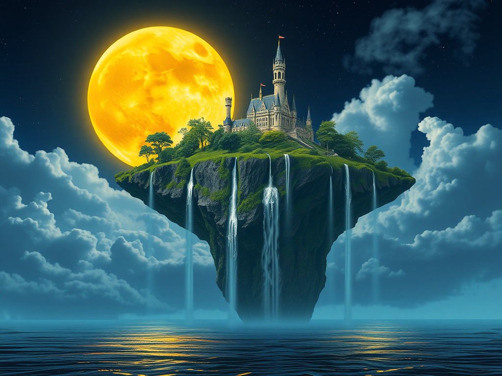 Magical Floating Island