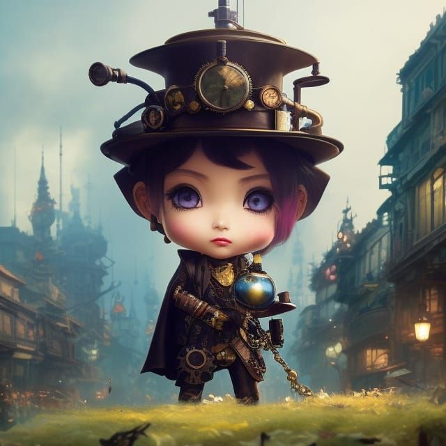 Steampunk girl