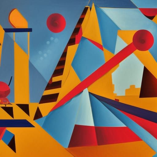 abstract ship