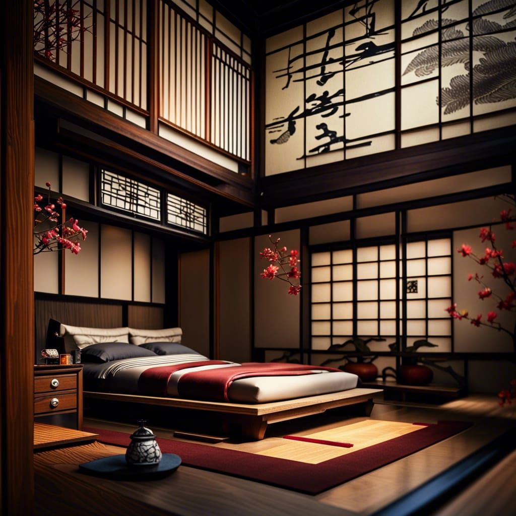 Japanese style online bedroom