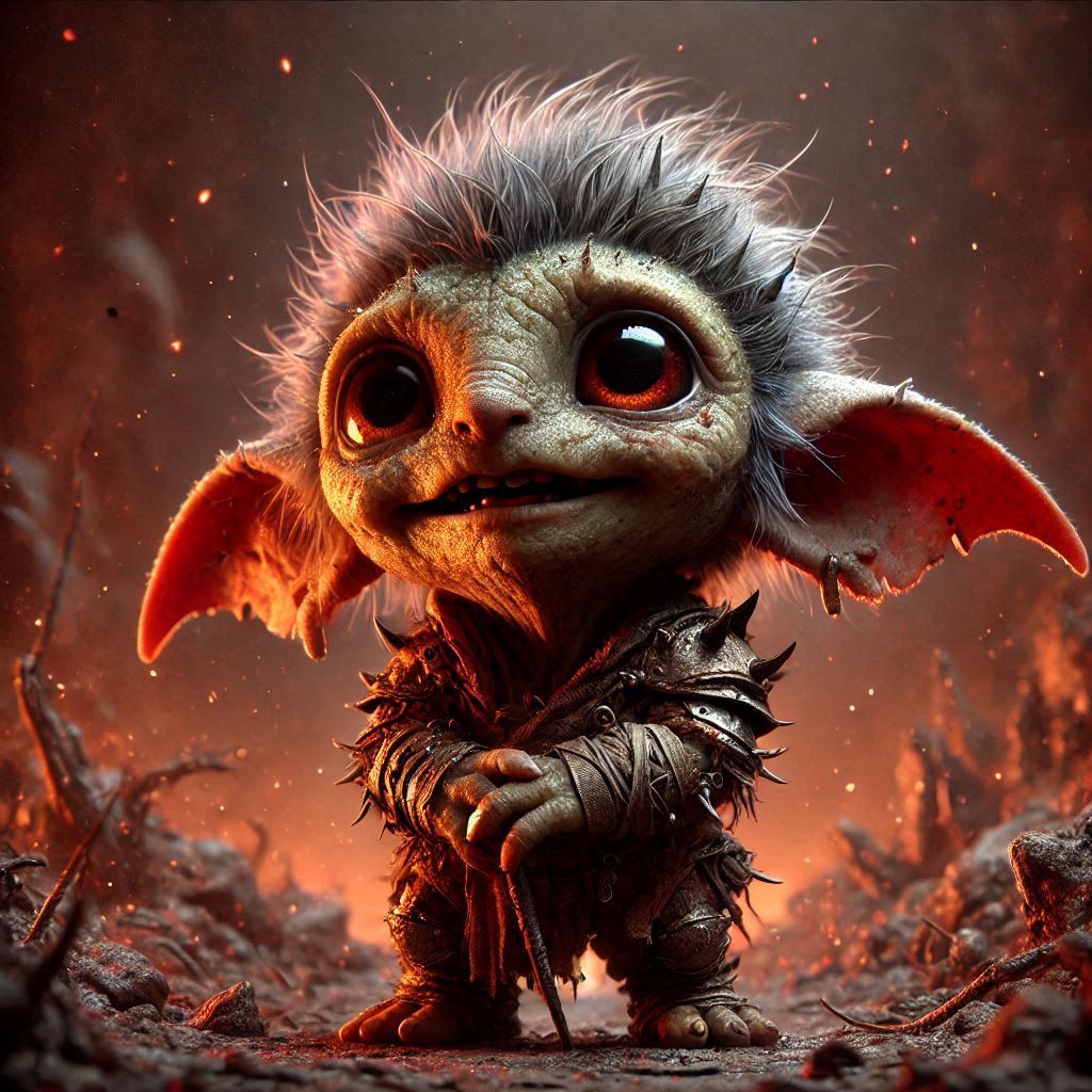 adorable fairy-tale fantasy creature portrait..