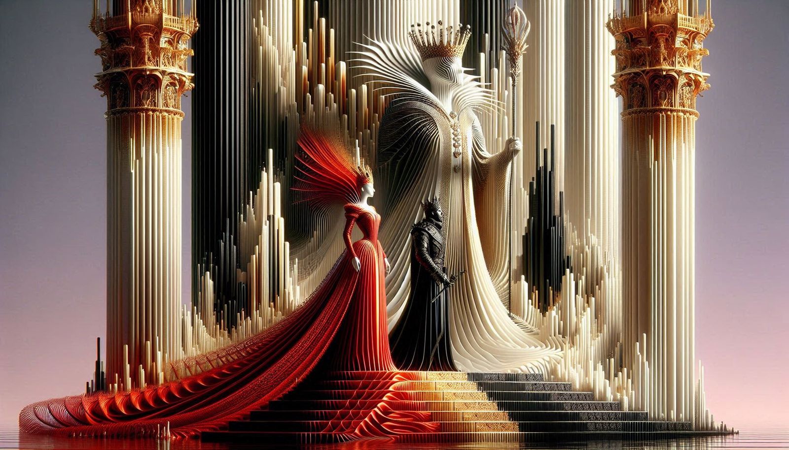 Glitch king and queen