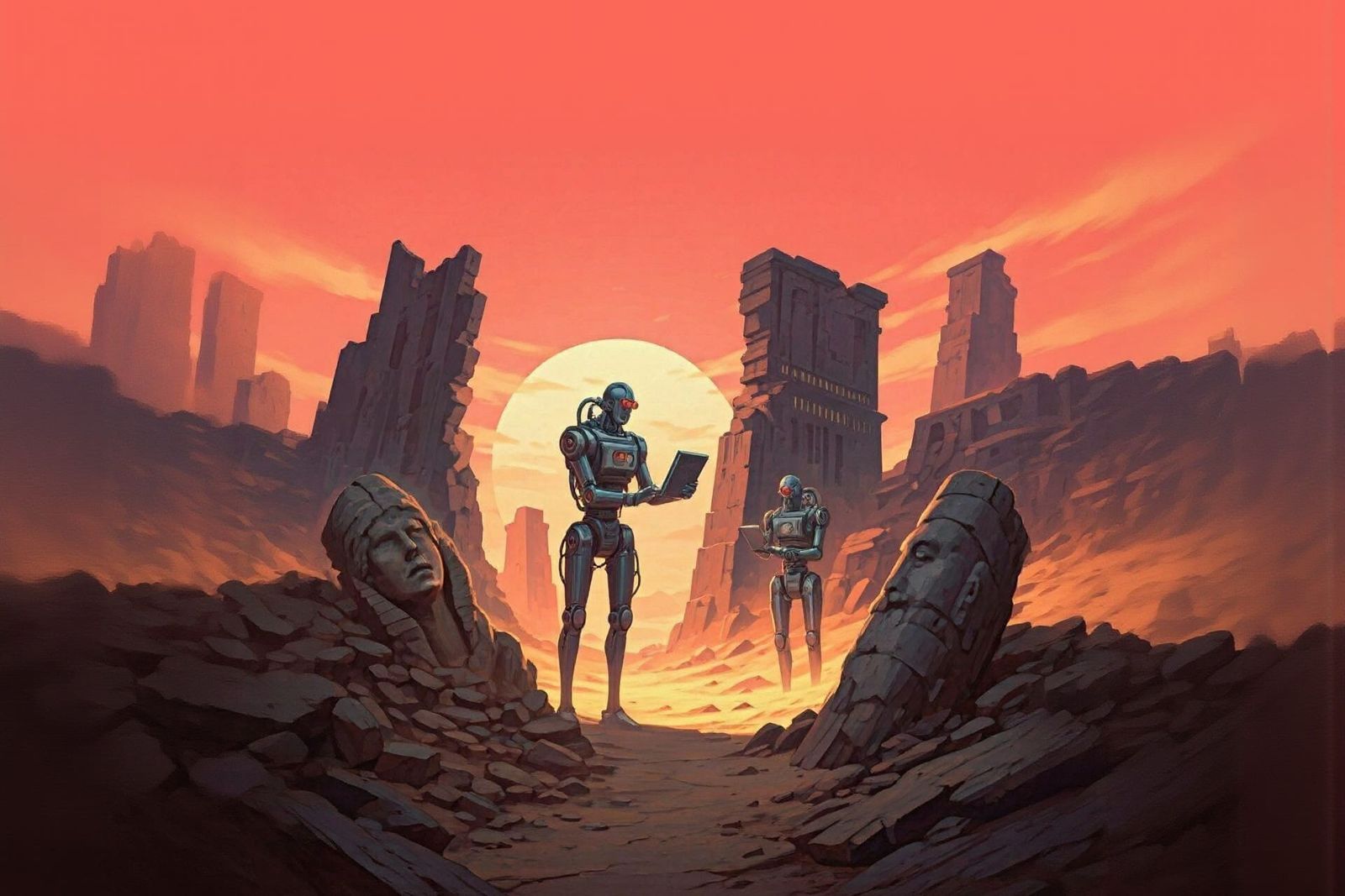 A Million Years After Man Wallpaper