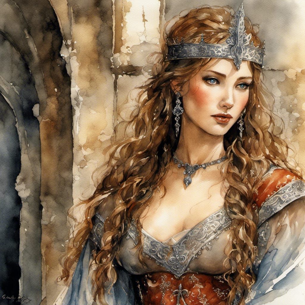 medieval beauty  by @Vattende