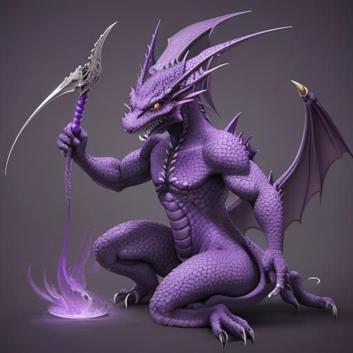 purple dragon