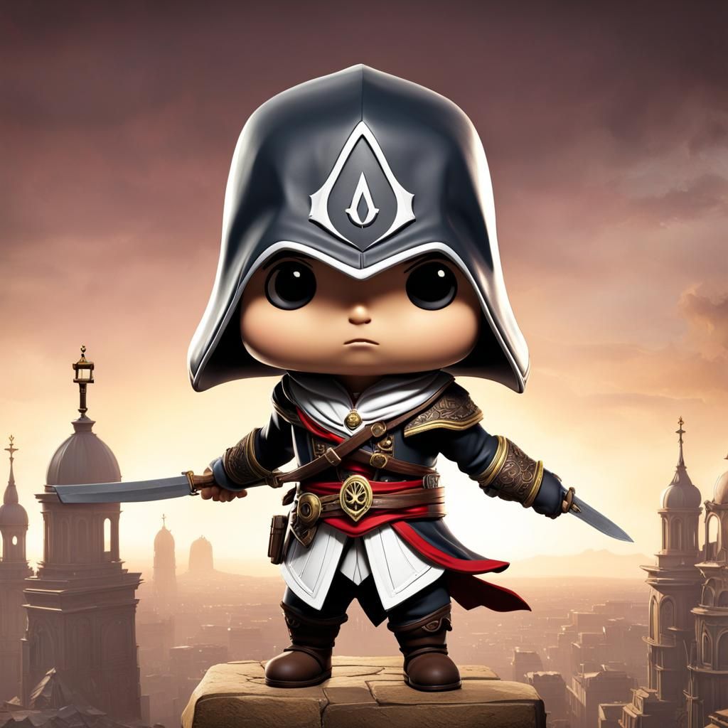 Bobblehead Assassin's Creed ⚔️  by @moowokuorn