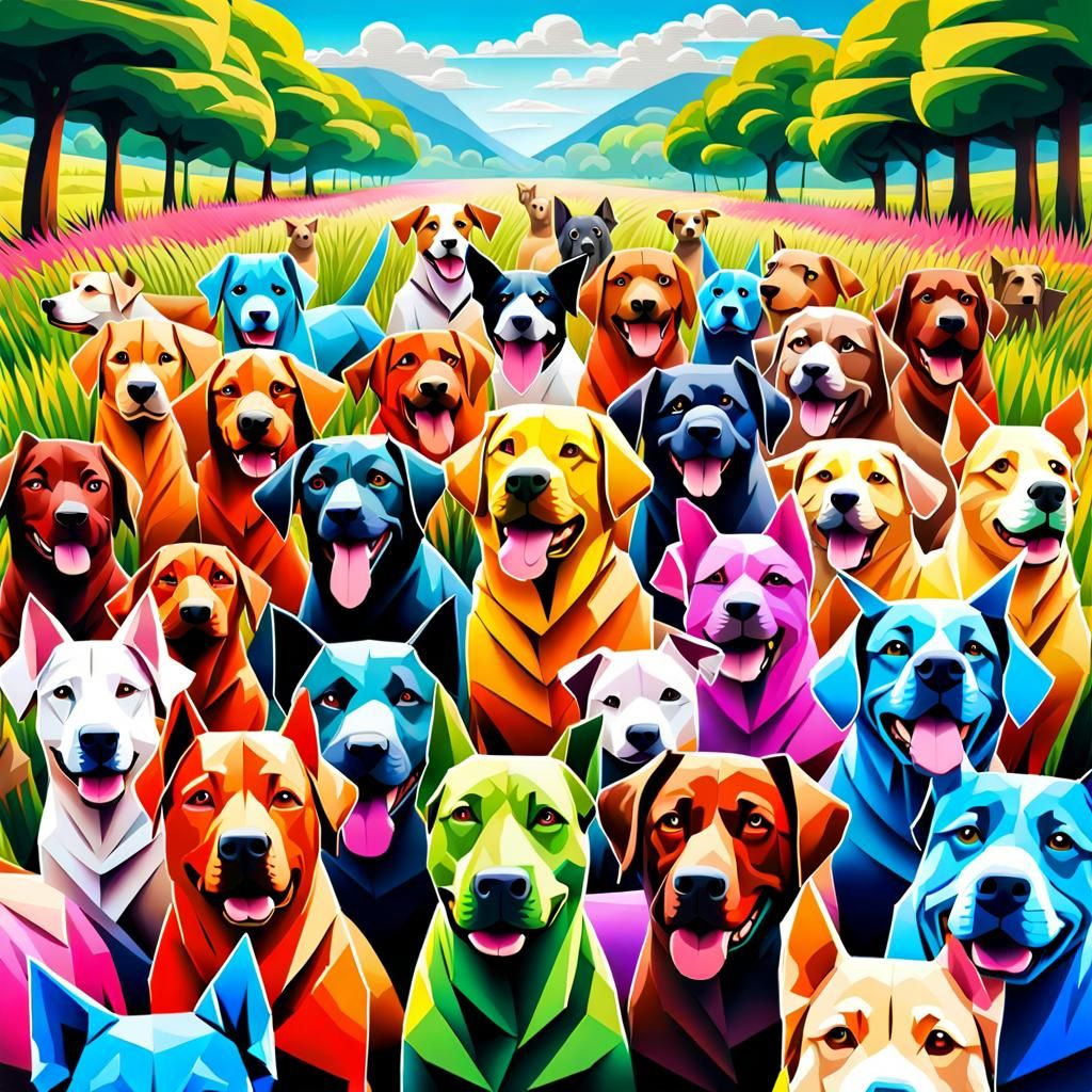 Happy hounds
