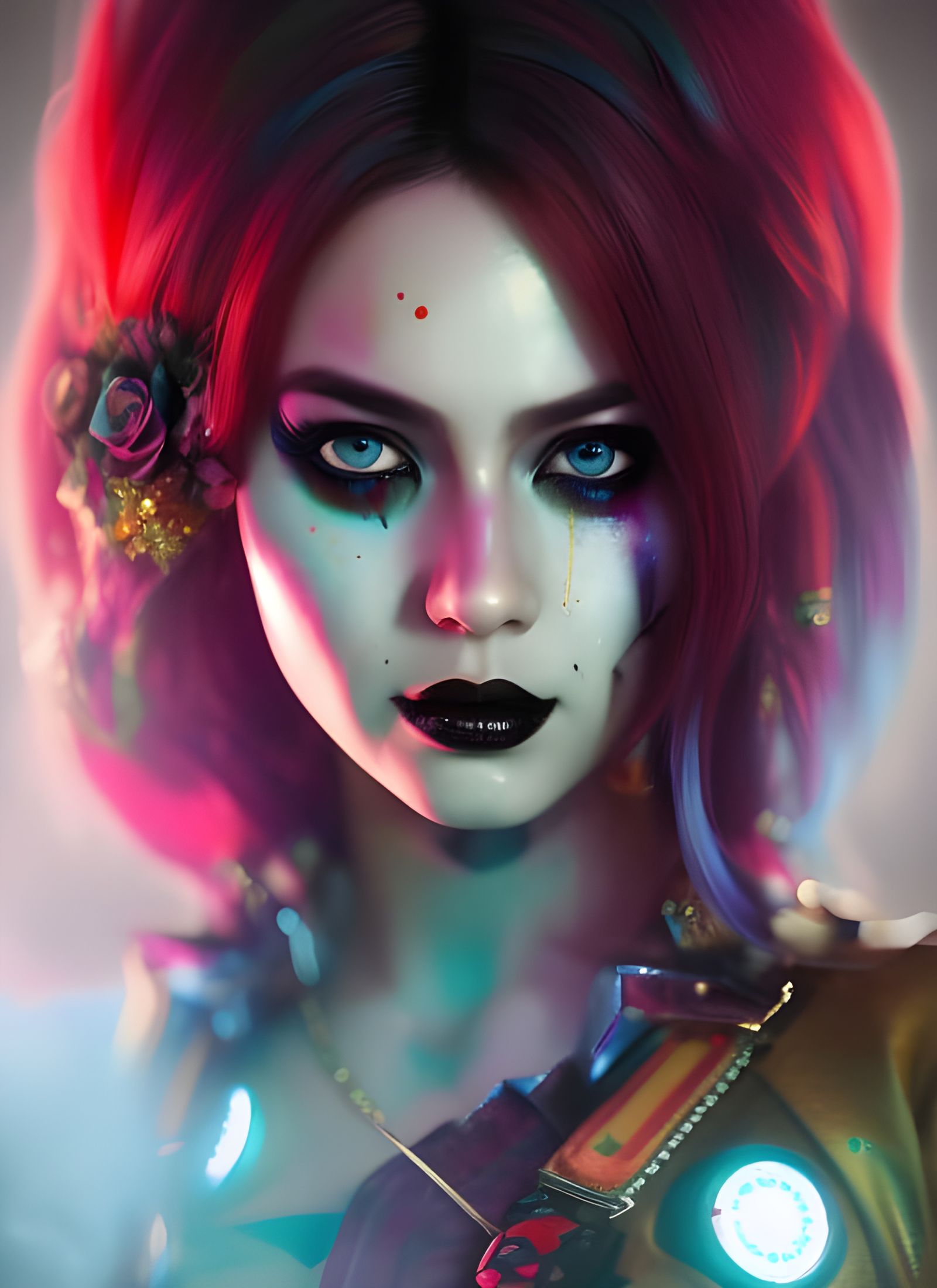 Colorful girl - AI Generated Artwork - NightCafe Creator