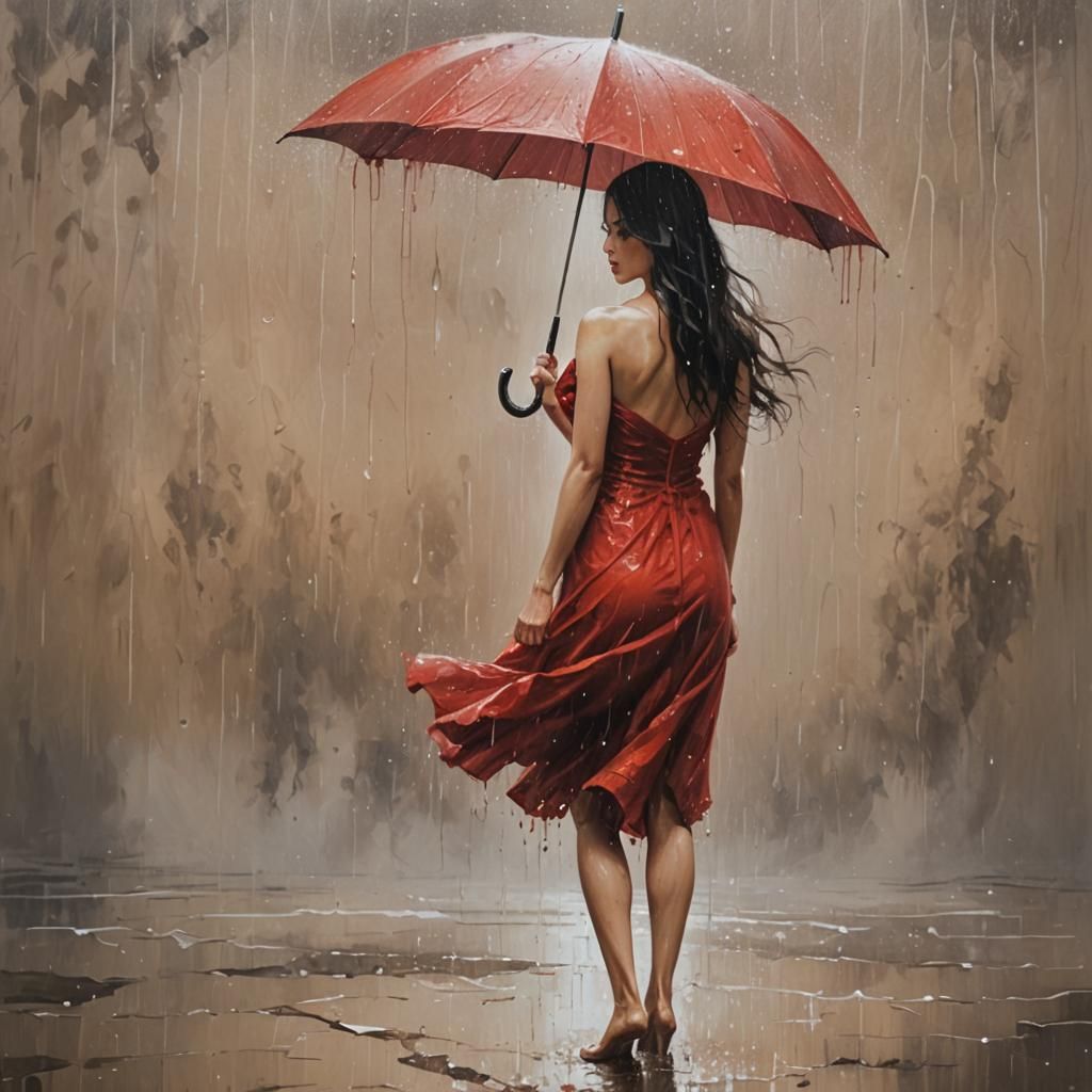 Lady In red