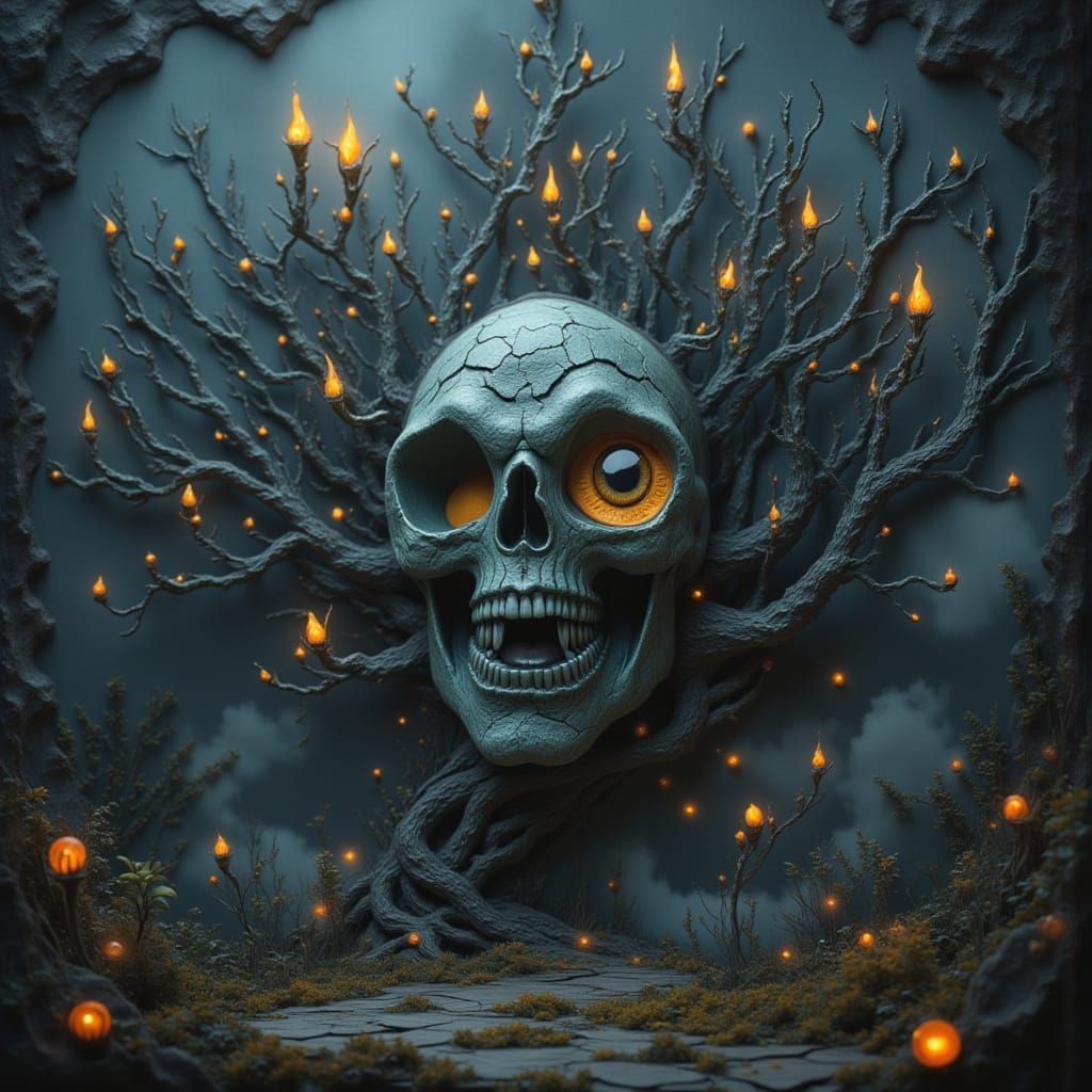 Gothic Artistry in a Malicious Paradise