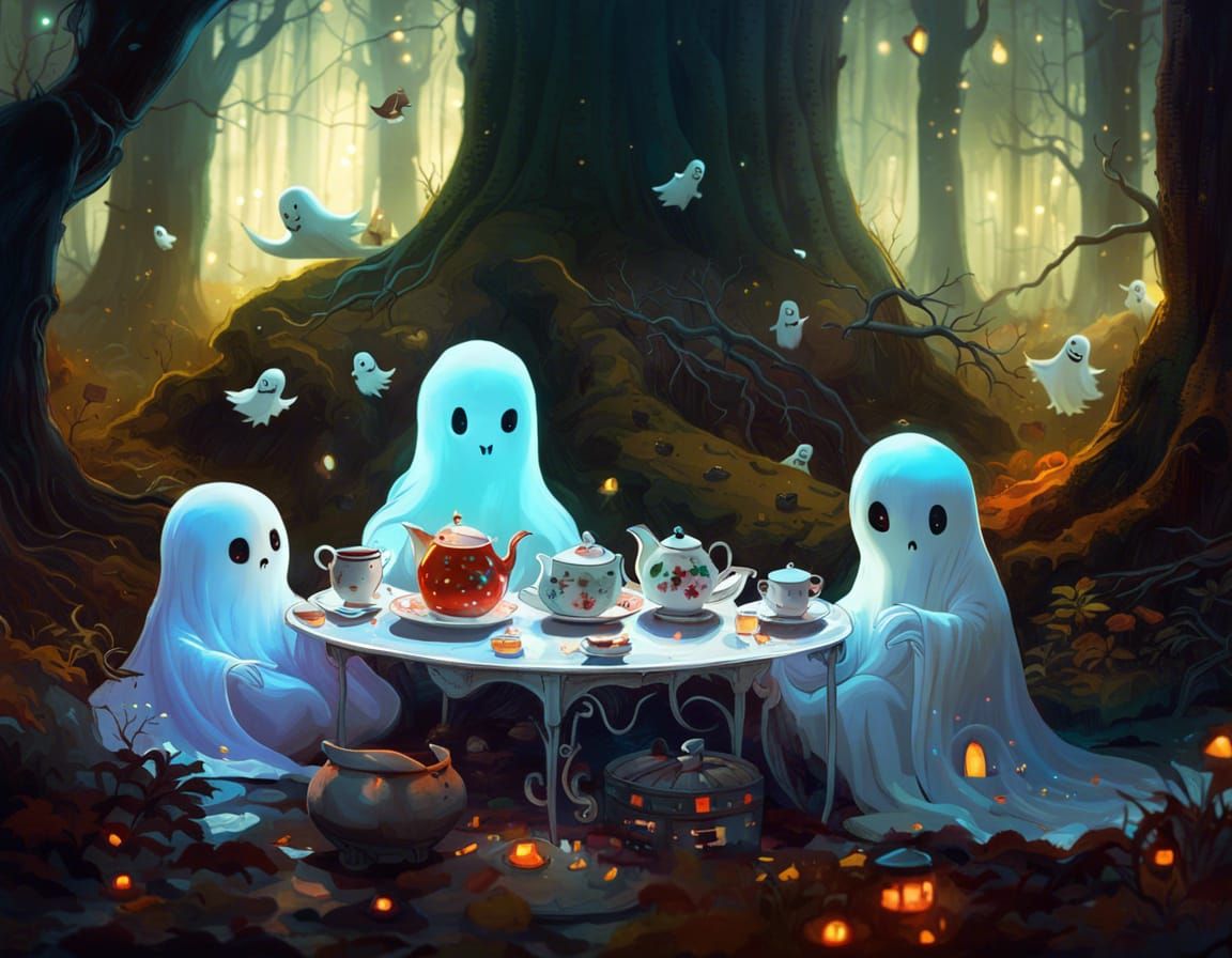 Spooky Tea Party  by @Lilly