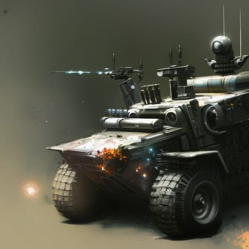 Unmanned Recon Vehicle - AI Generated Artwork - NightCafe Creator