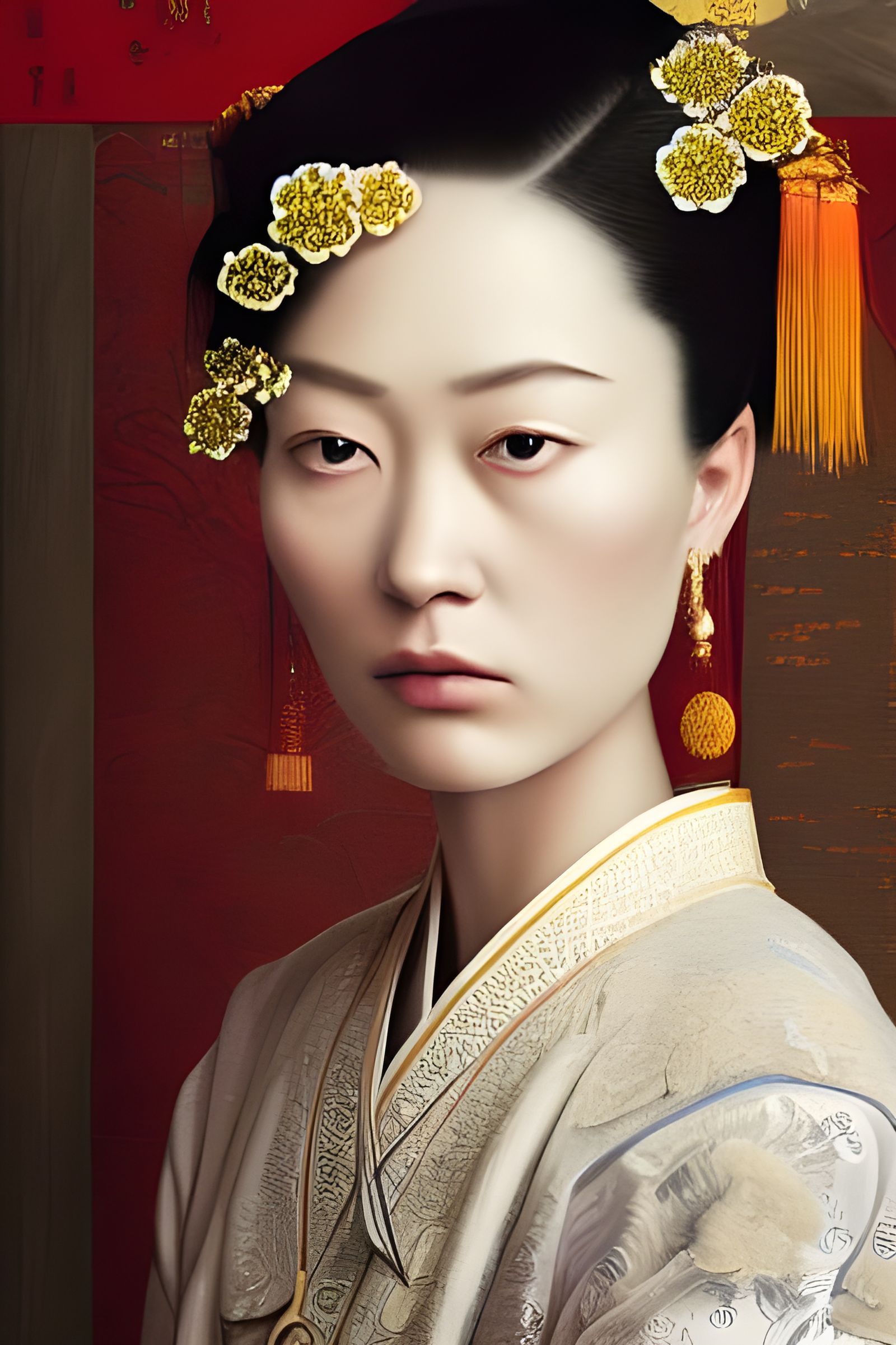 Chinese Princess 4 - AI Generated Artwork - NightCafe Creator