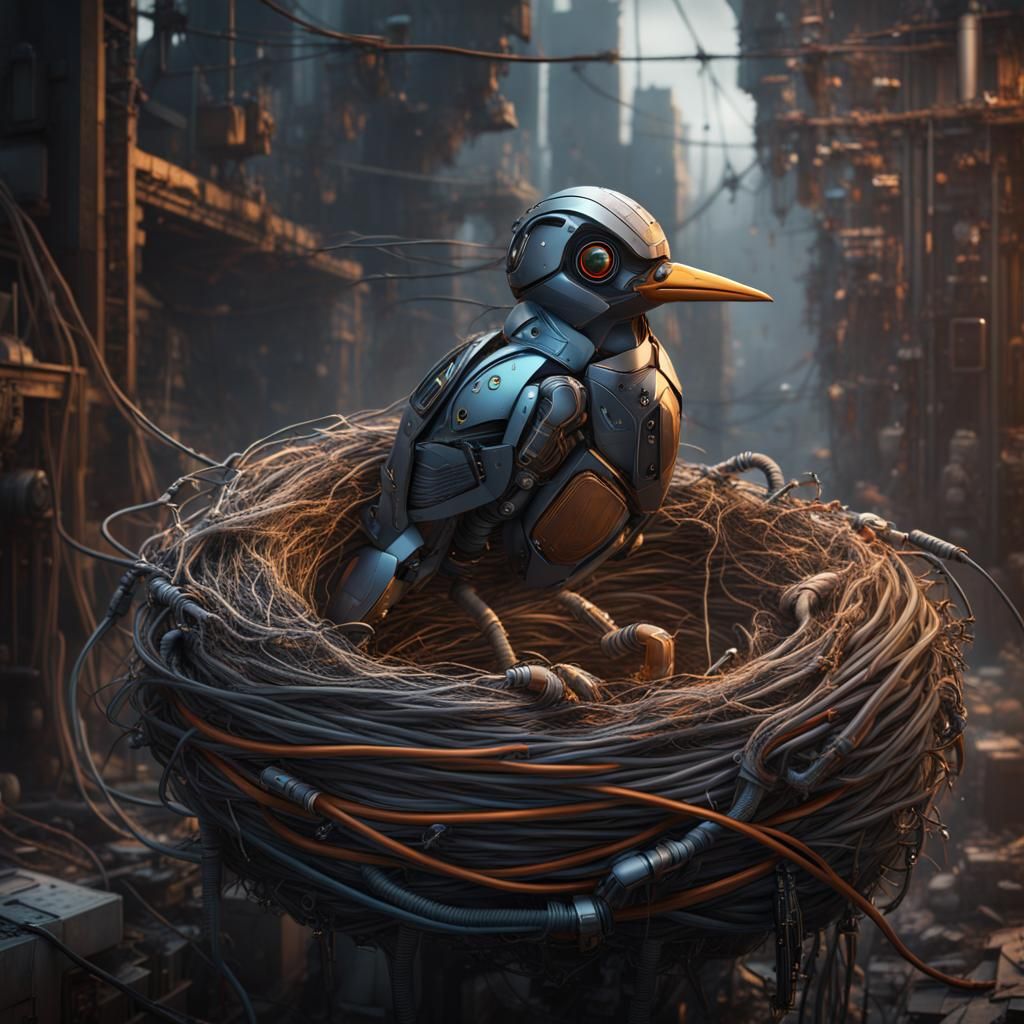 Nest of Wires  by @undefined