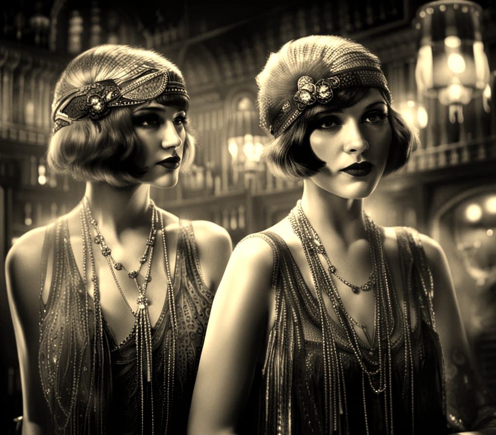 Fabulous Flapper Girls' Night Out  by @mathy_art_girl_305