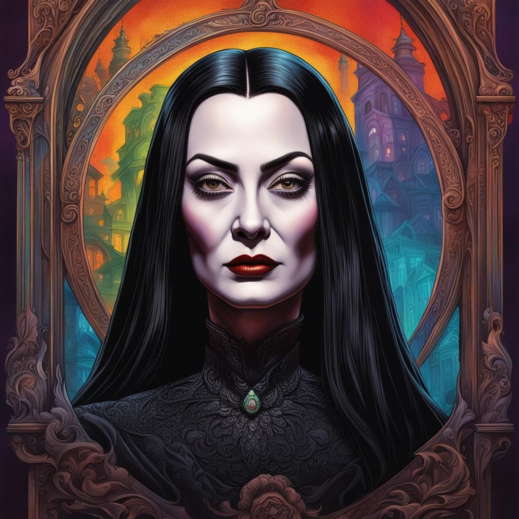 Morticia Addams famme fatale