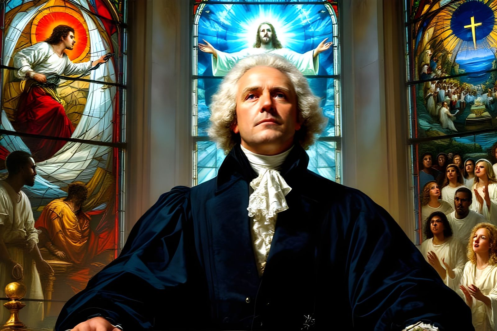 John Newton attesting Amazing Grace  by @Gary Murakami