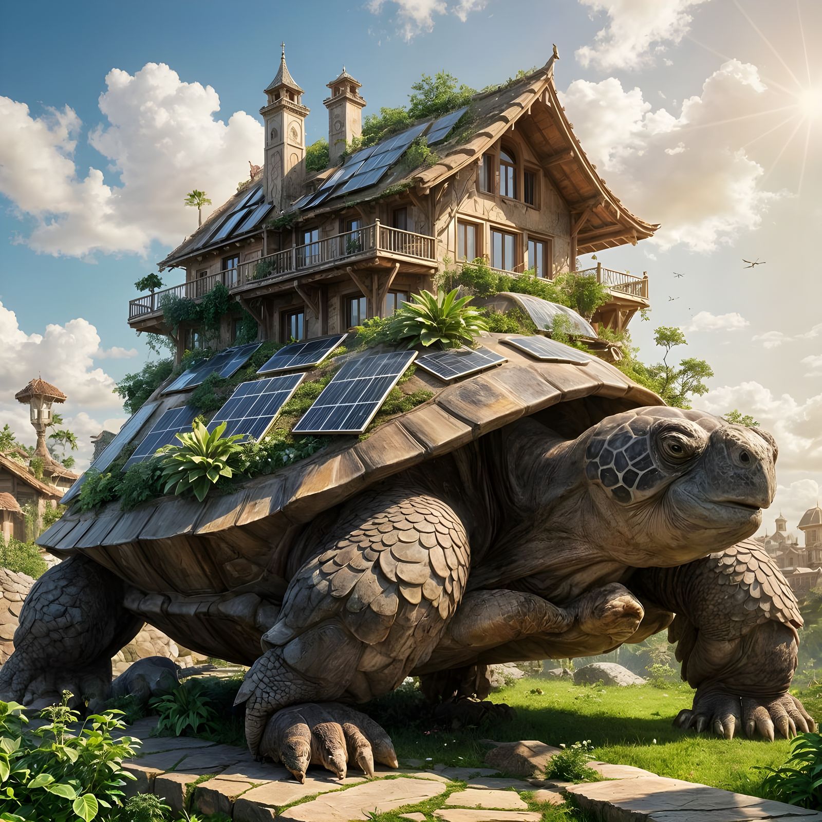 Nomadic Bio Architecture  by @Feliona