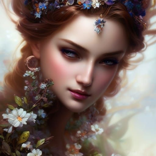 Beautiful goddess - AI Generated Artwork - NightCafe Creator