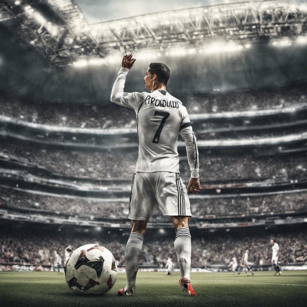 Cristiano Ronaldo being bully of the big boys - AI Generated Artwork ...