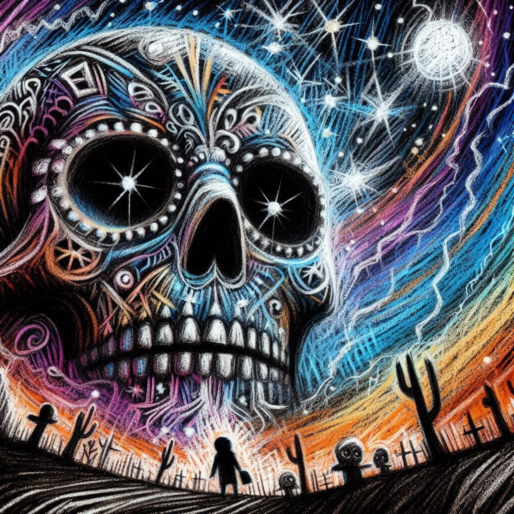 Sugar Skull Land Art Jam