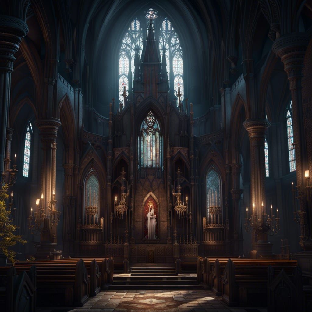  gothic church nordic theme   by @Chippa