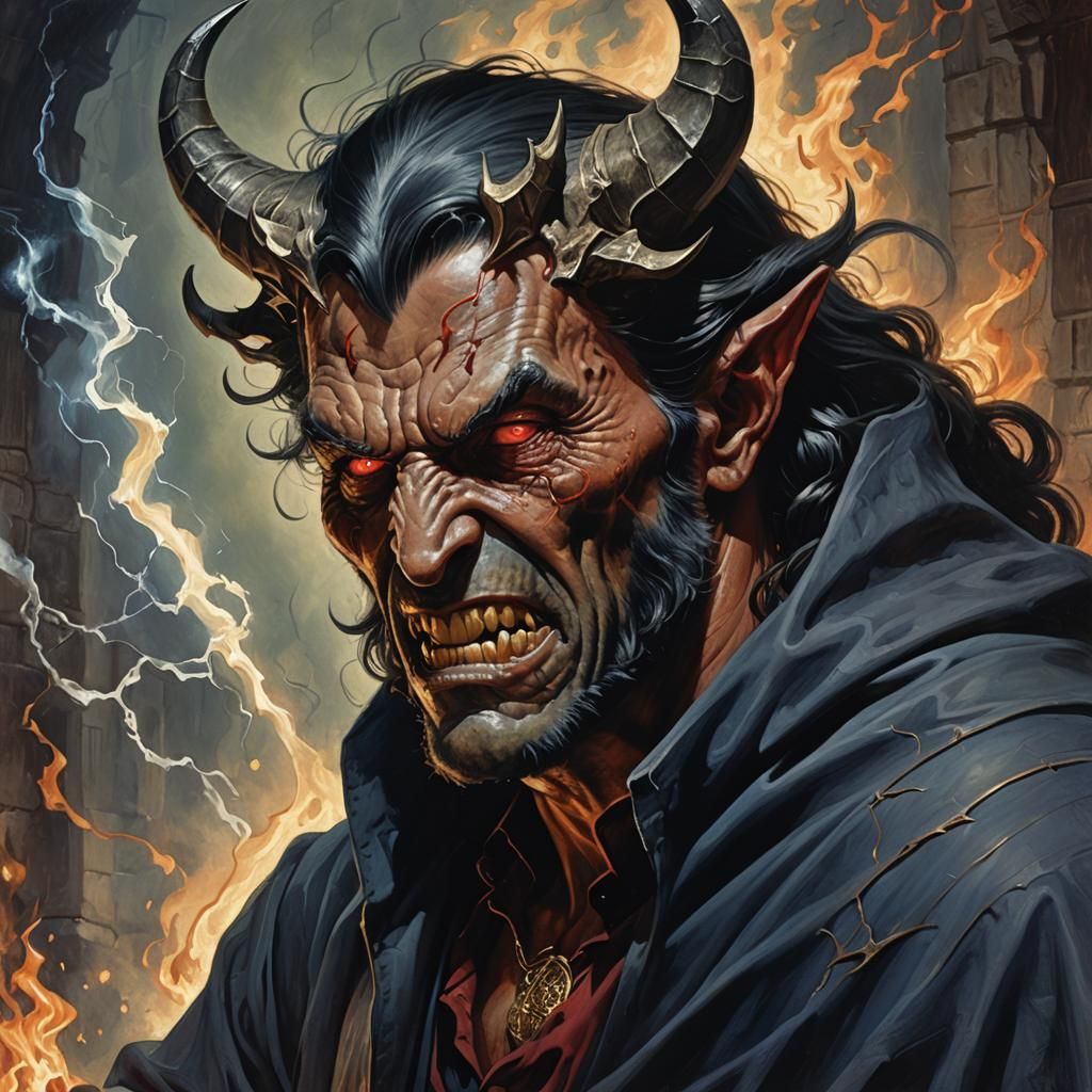 A really dark sorcerer.