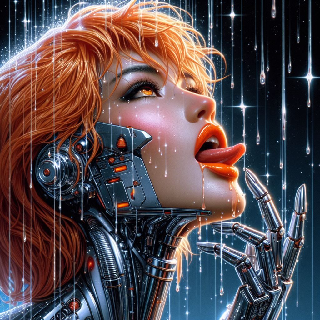 hajime sorayama retro 80s sci-fi futurism cyberpunk space ro...