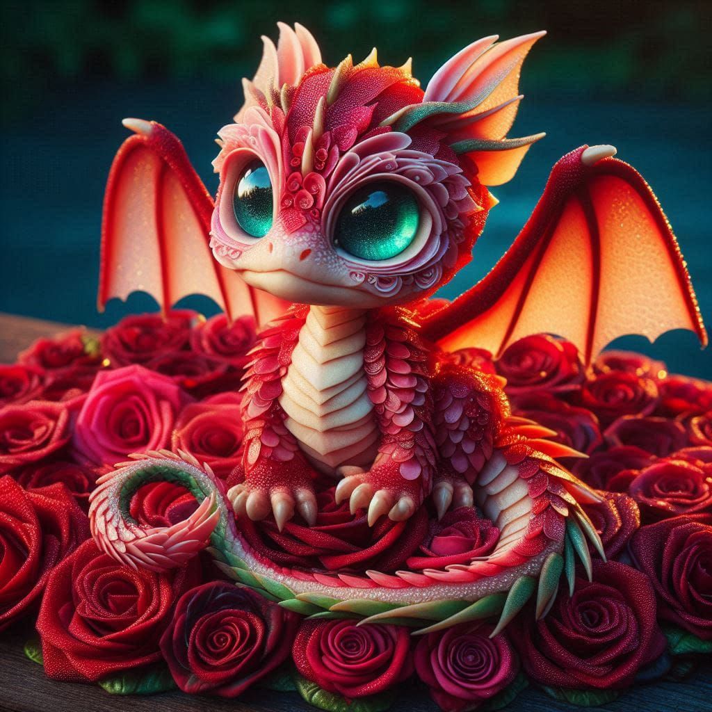 baby rose dragon