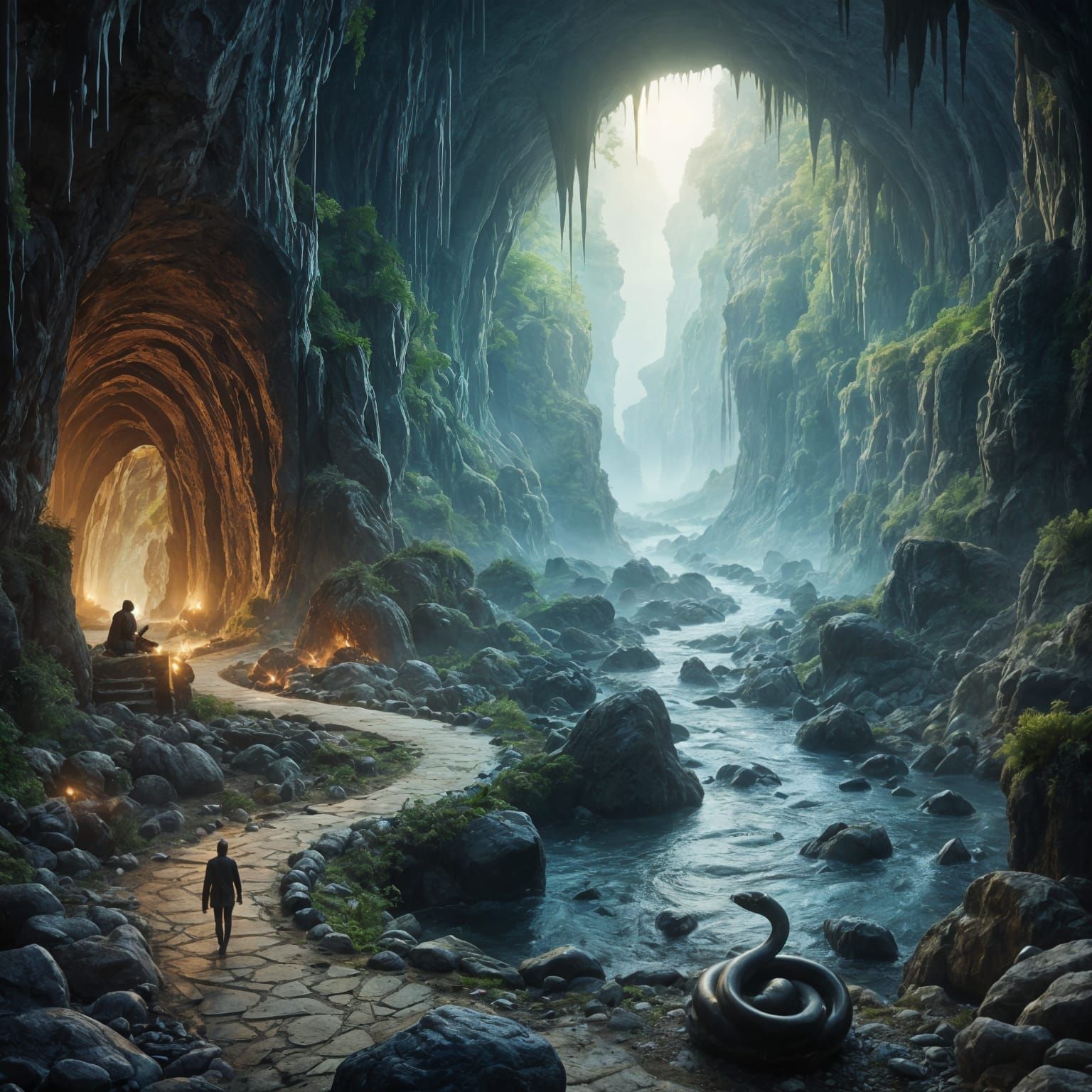 The Snake Or The Hermit