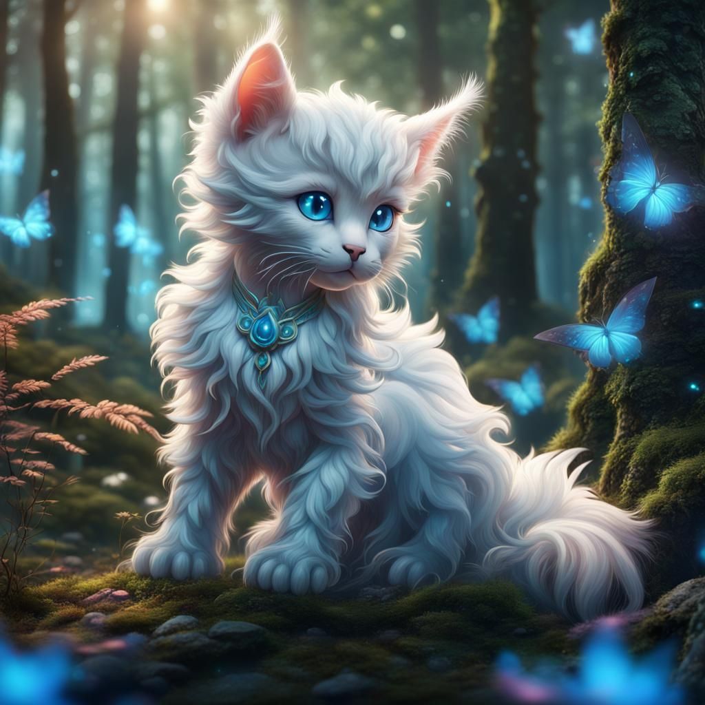 A magical kitten - AI Generated Artwork - NightCafe Creator