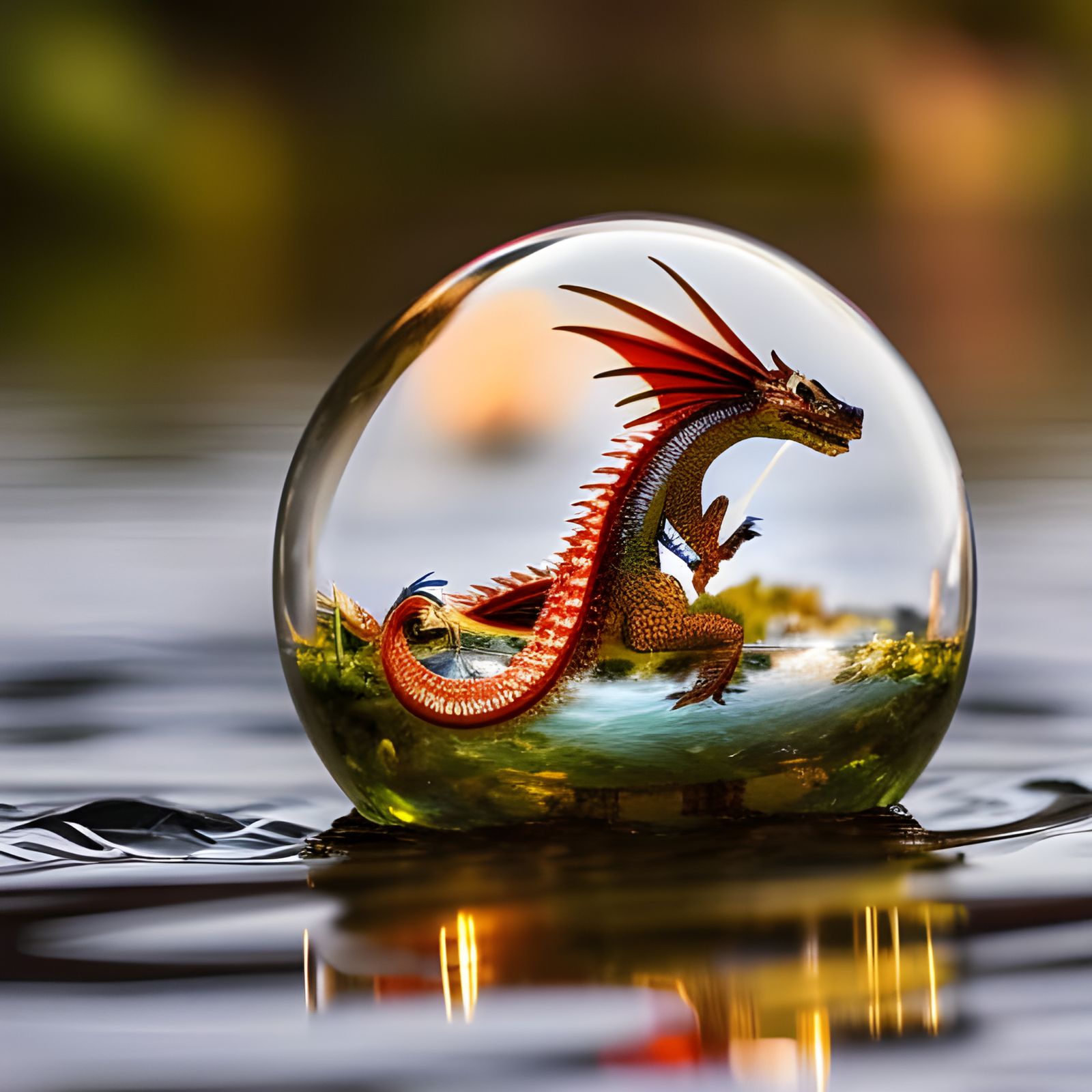 Dragon Bubble  by @Mollidearest