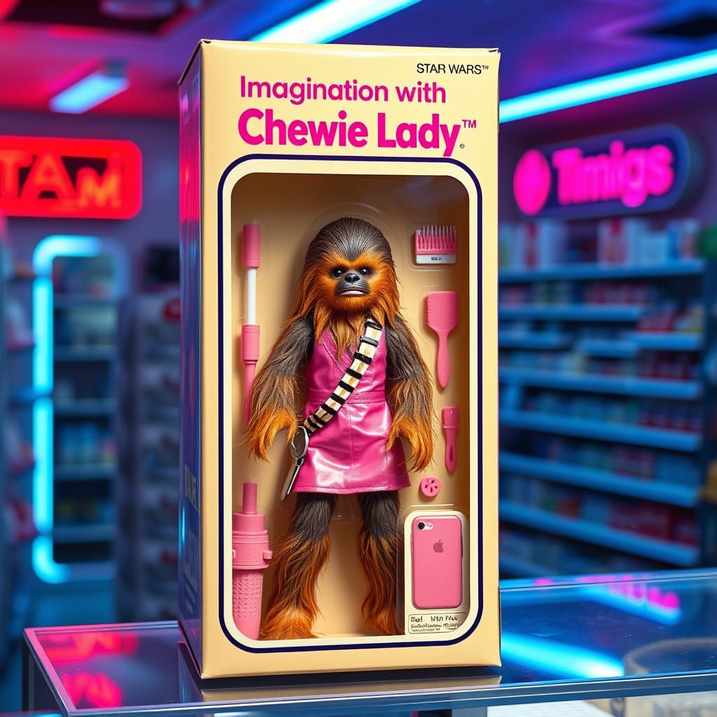 Imagination with Chewie Lady !   by @Dreamer in Hell