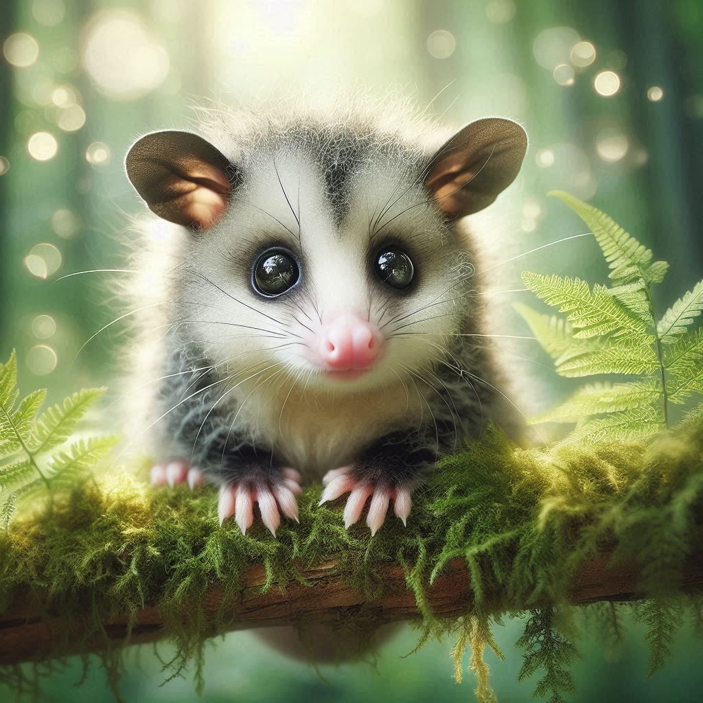 Opossum baby
