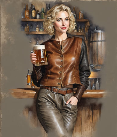 Owner of the Crooked Jester Tavern, D&D NPC