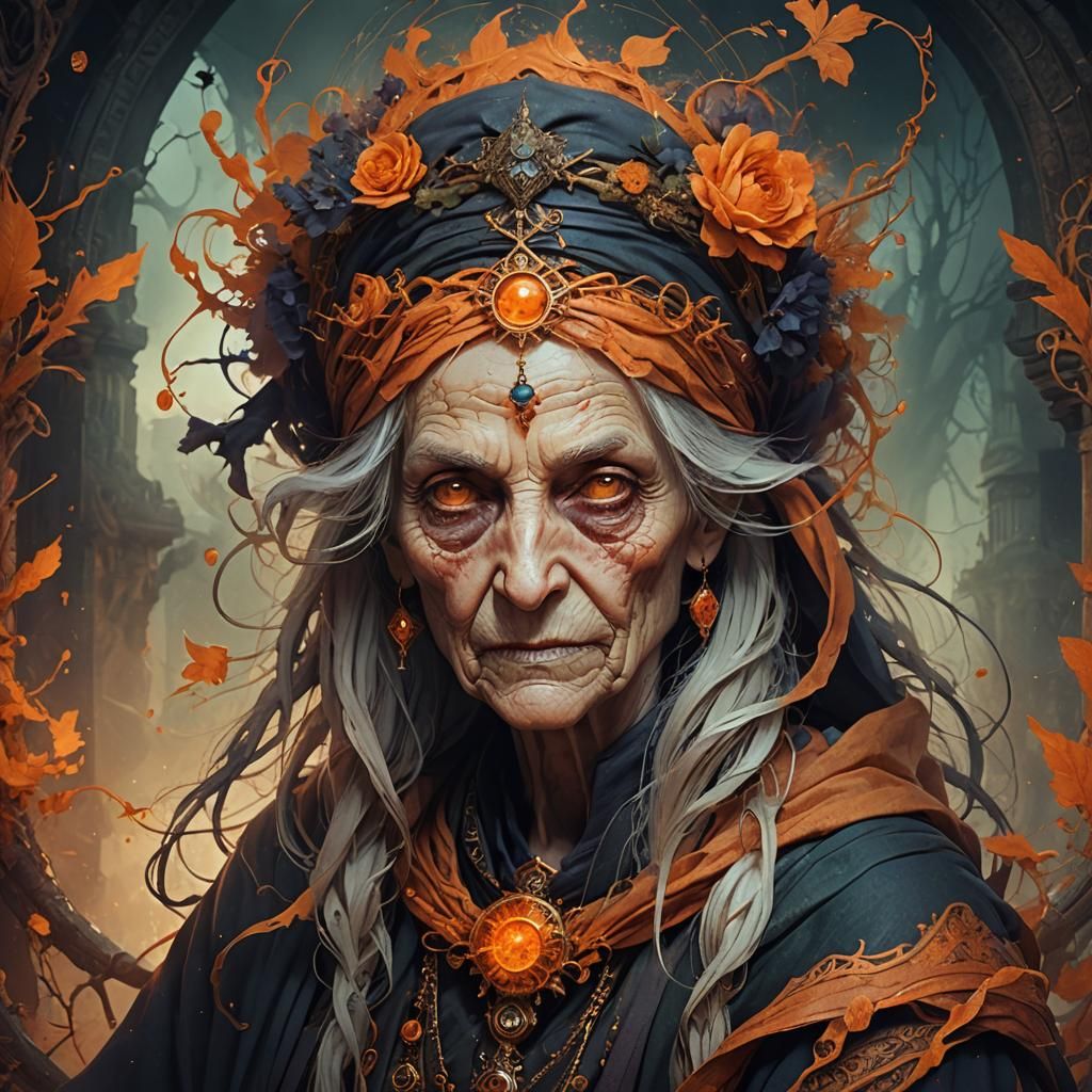 The Old Crone - AI Generated Artwork - NightCafe Creator