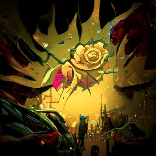 Metro flower AI Generated Artwork NightCafe Creator