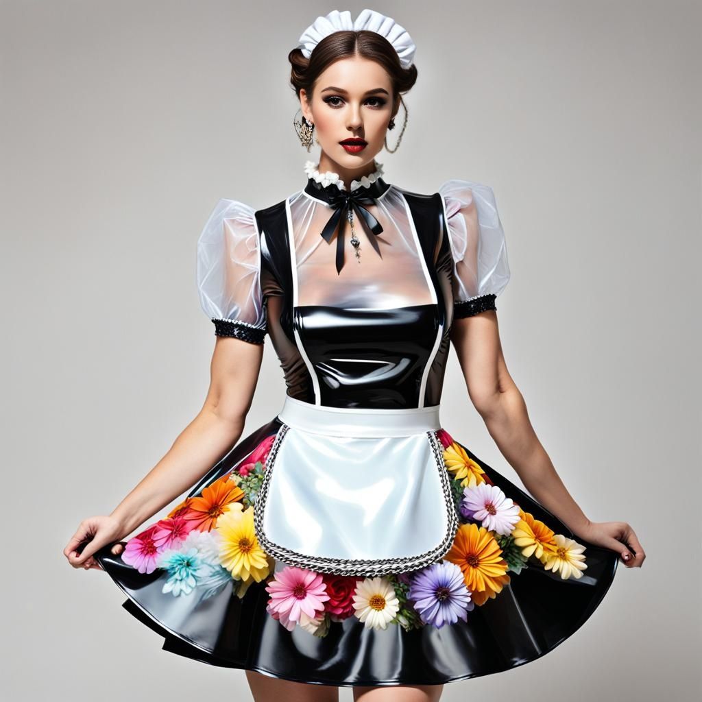 face swapped Maid dress done with RealVisXL v3