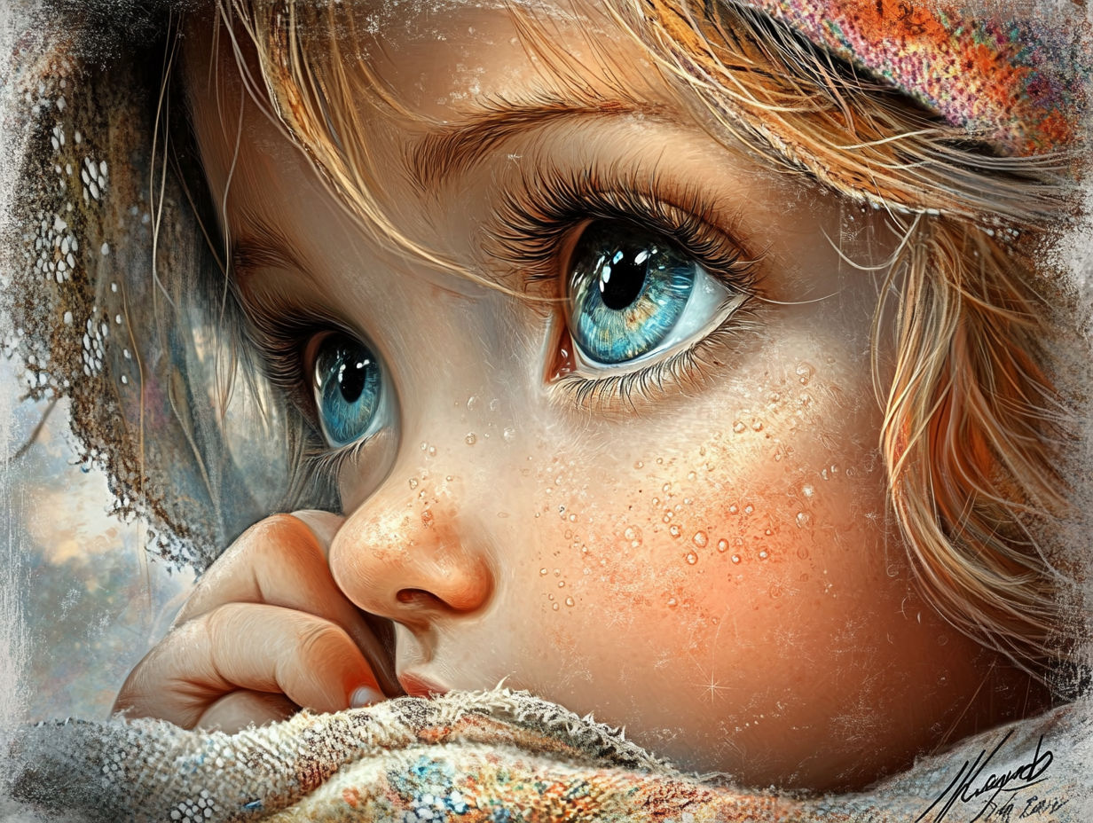 A Child's Eyes   by @Marshas Creative AI Designs