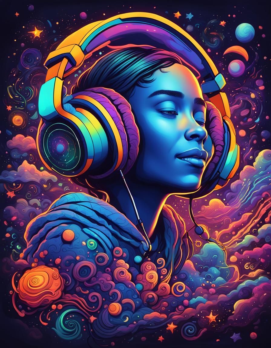 Vibing with the music - AI Generated Artwork - NightCafe Creator