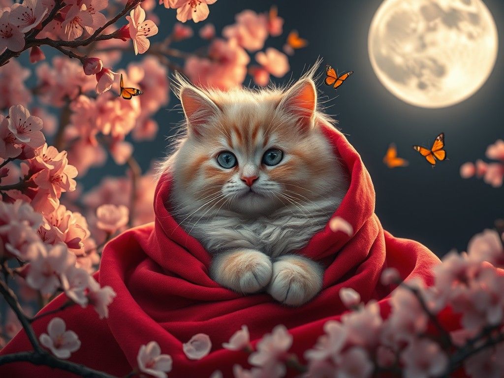 Whiskers Under the Moonlight 2