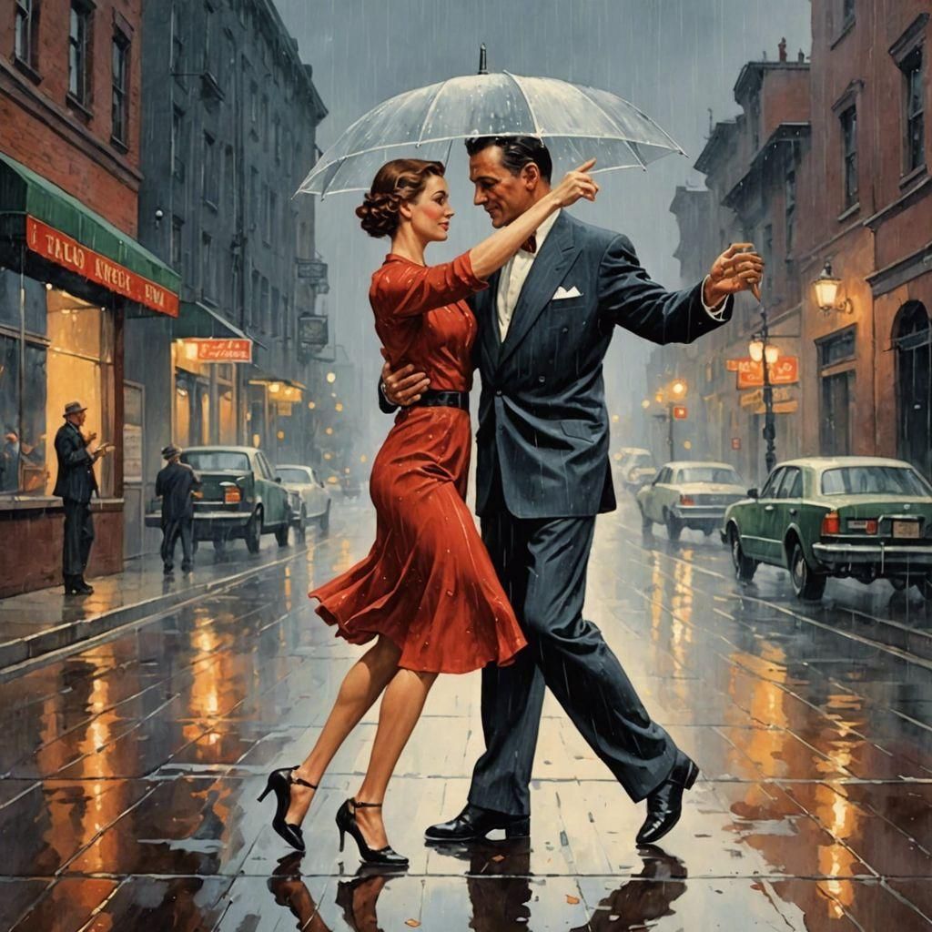 Dancing in the rain