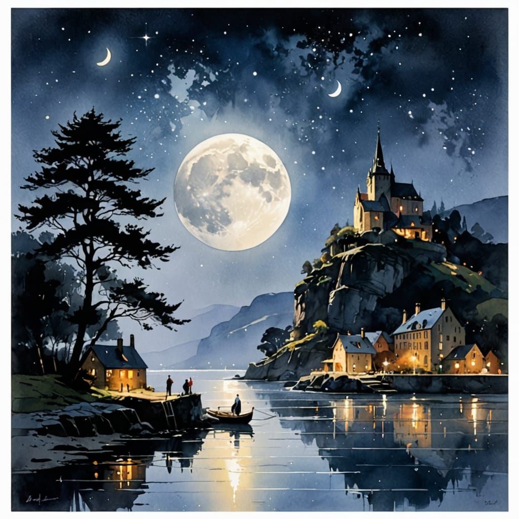 Moon by Thomas W Schaller