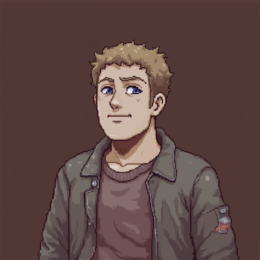 Mutilated Man Lying on Floor in Underwear with Wounded Leg