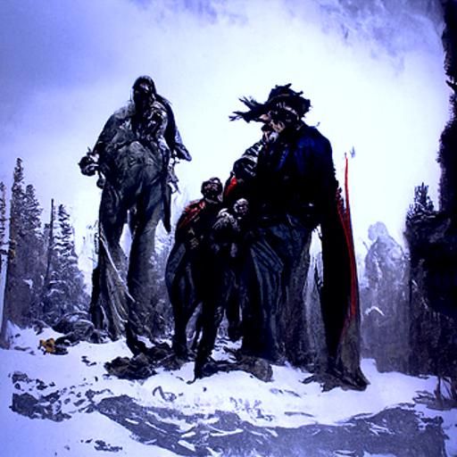 The Donner Party AI Generated Artwork NightCafe Creator