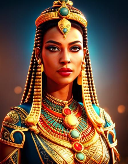 Queen Merneith, first woman ruler in Egypt - AI Generated Artwork ...