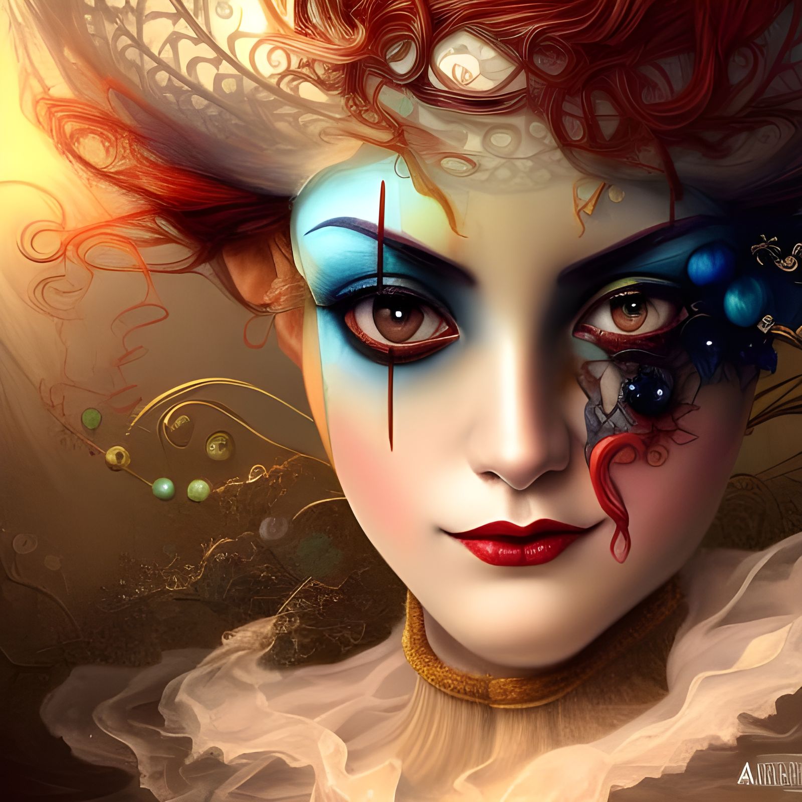 Clown female  by @Kamil1982