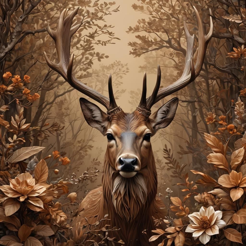 Autumn Deer  by @Rotator