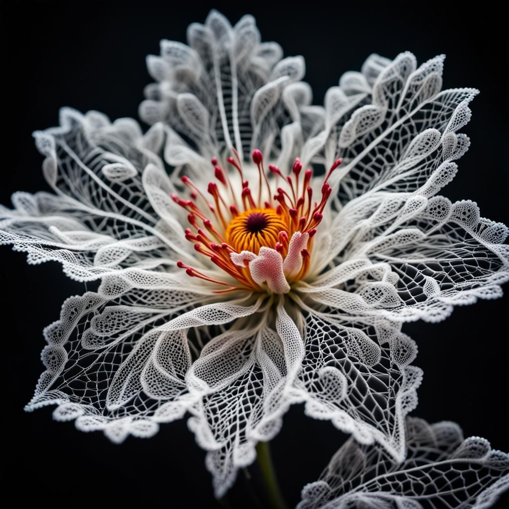 Lace flower  by @Amarliaa