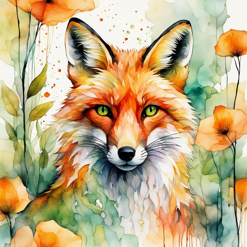 Fox in hiding (9)  by @Tisme